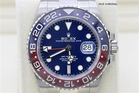 rolex pepsi white gold blue dial discontinued|Rolex gmt 126719.